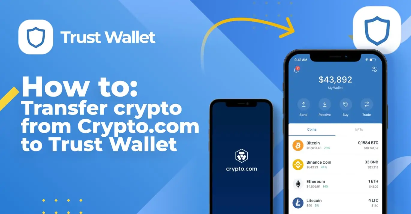 انتقال بیت کوین به تراست والت​