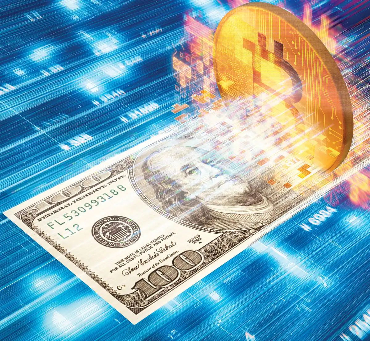 بیت‌کوین جایگزین پول سنتی