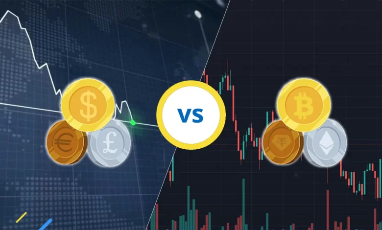 تفاوت بیت کوین و فارکس