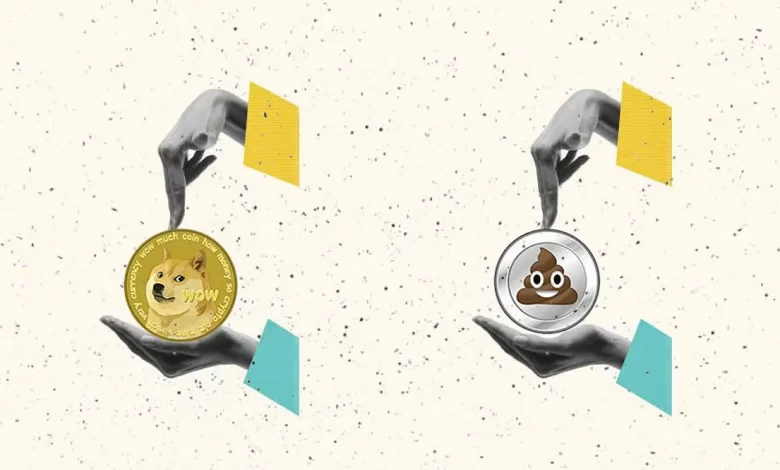 تفاوت شت کوین و میم کوین