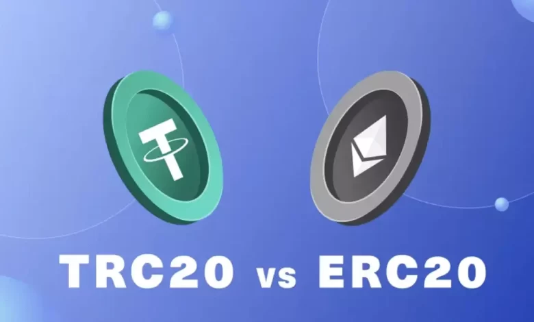 بررسی تفاوت تتر ERC20 و TRC20