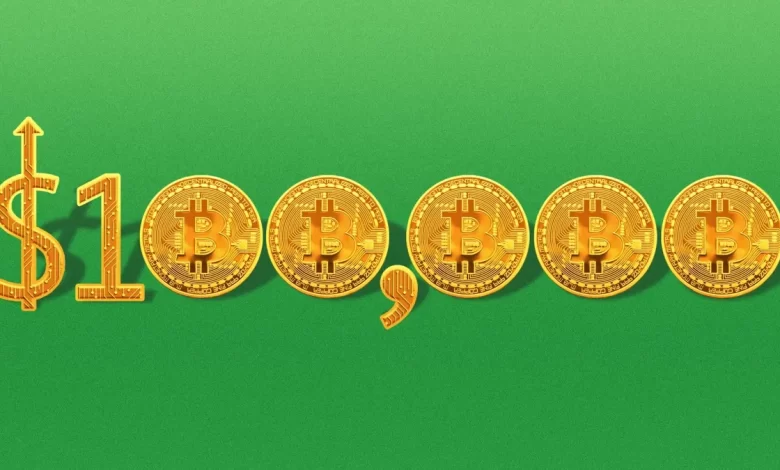 خرید بیتکوین در محدوده قیمتی صد هزار دلار